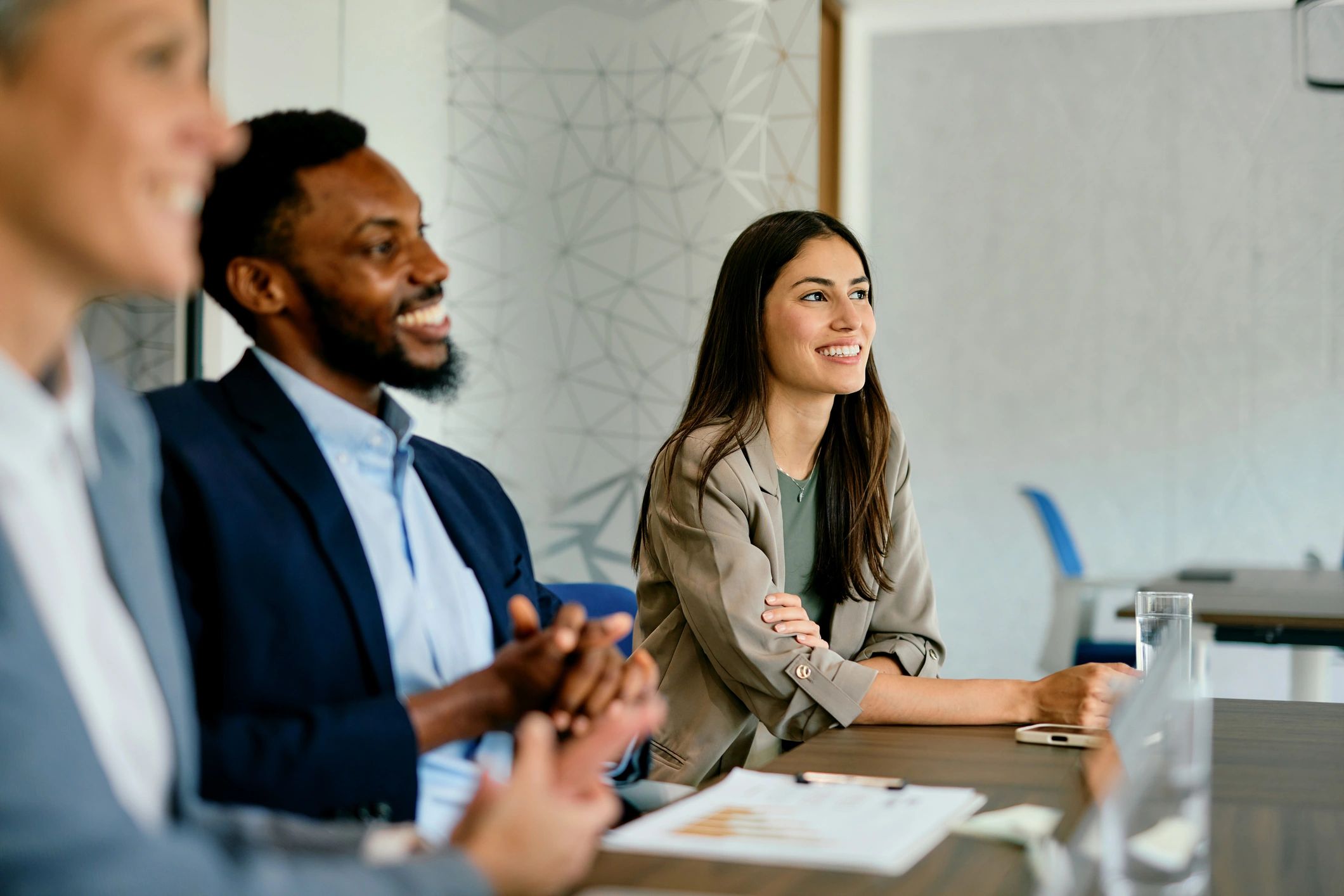 diverse people sharing ideas